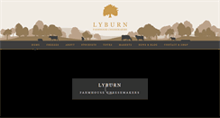 Desktop Screenshot of lyburnfarm.co.uk